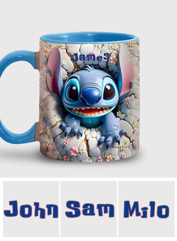 Personalized Ohana Accent Mug Custom Name Gift for Kids