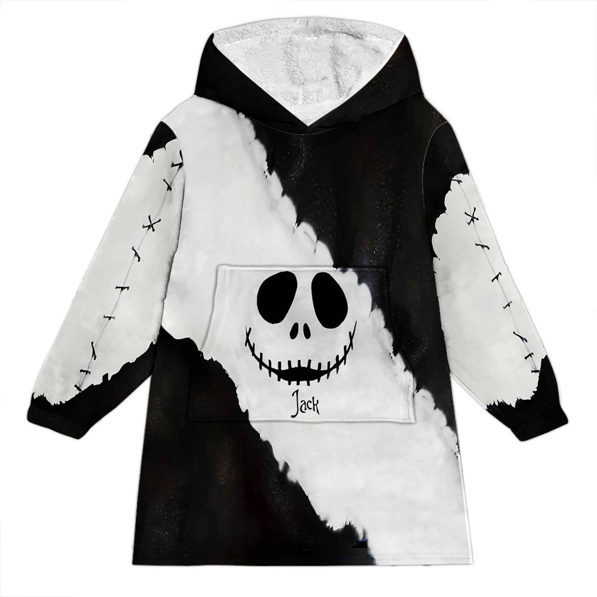 Personalized Nightmare Blanket Hoodie Custom Name Gift