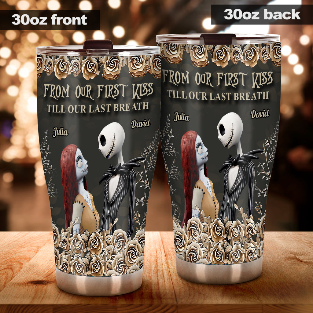 Personalized Nightmare Tumbler Custom Name Gift for Couples