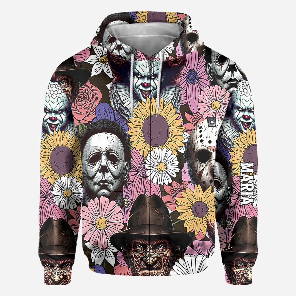 Personalized Horror Themed All Over Shirt Custom Design Gift