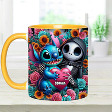 Load image into Gallery viewer, Personalized Nightmare Accent Mug Custom Name Gift for Halloween
