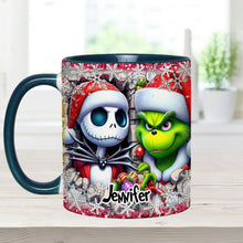 Load image into Gallery viewer, Personalized Nightmare Christmas Accent Mug Custom Name Gift
