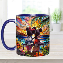 Load image into Gallery viewer, Personalized Sunset Accent Mug Custom Name Gift for Couples

