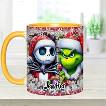 Load image into Gallery viewer, Personalized Nightmare Christmas Accent Mug Custom Name Gift
