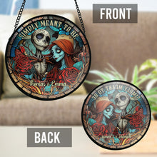 Load image into Gallery viewer, Personalized Stained Glass Suncatcher Unique Gift for Couples

