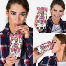 Load image into Gallery viewer, Personalized Grinch Tumbler Custom Name Holiday Drinkware
