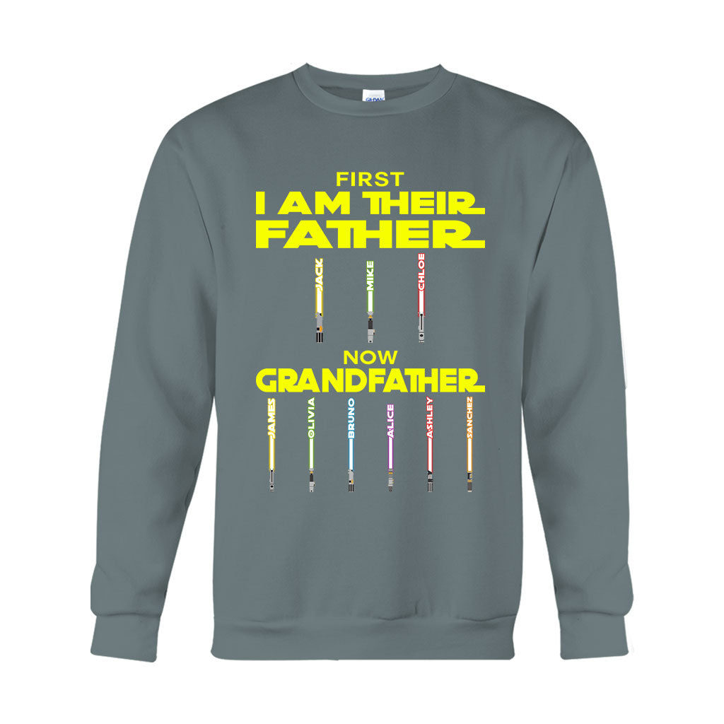 Personalized Star Wars Father Grandfather T-Shirt & Hoodie Gift