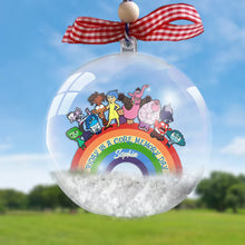 Load image into Gallery viewer, Personalized Snow Globe Ornament Custom Name Holiday Gift
