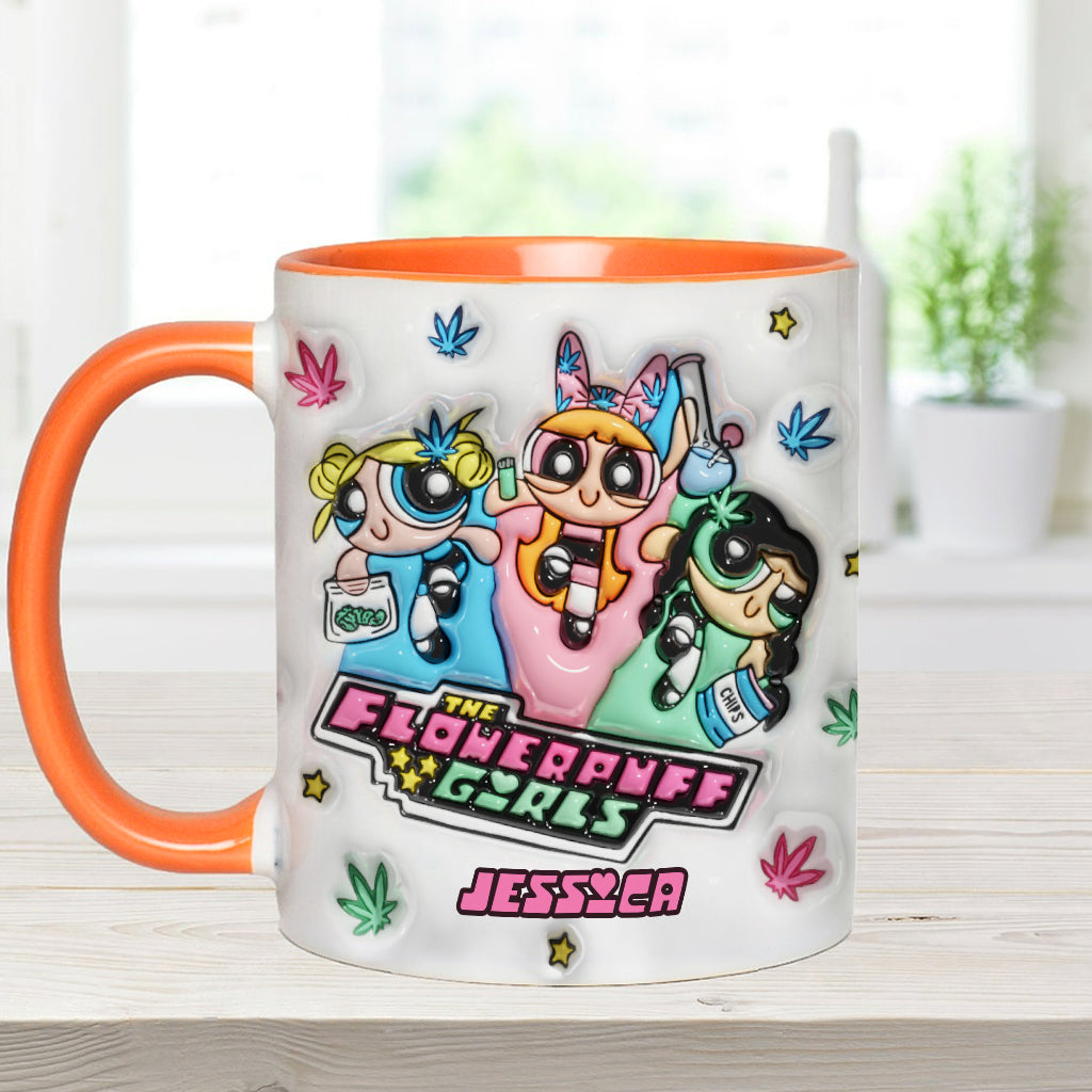 Personalized Weed Accent Mug Custom Name Gift for Her