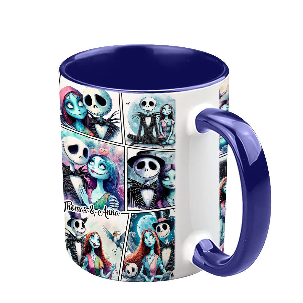 Personalized Nightmare Accent Mug Custom Name Halloween Gift