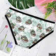 Load image into Gallery viewer, Personalized Yoda One That I Want Lace Briefs for Women
