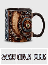 Load image into Gallery viewer, Personalized Three Witches Accent Mug Custom Name Gift for Halloween
