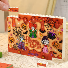 Load image into Gallery viewer, Personalized Halloween Building Brick Block Custom Design Gift
