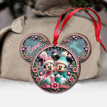Load image into Gallery viewer, Personalized Mouse Ornament with Custom Names for Christmas
