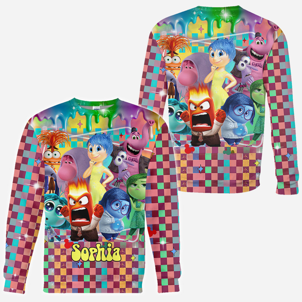 Personalized All Over Print Shirt Custom Name for Kids