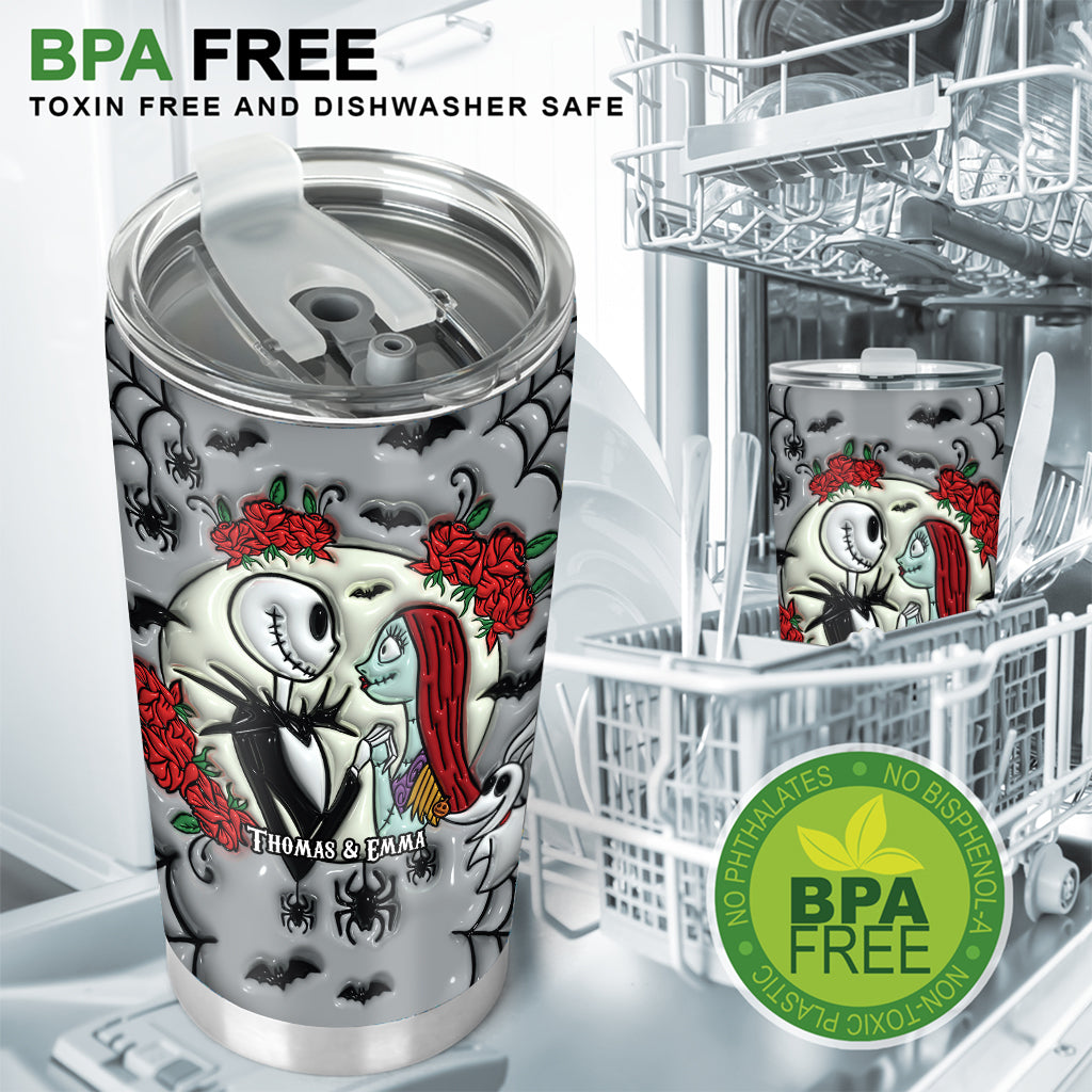 Personalized Nightmare Tumbler Custom Names Unique Gift
