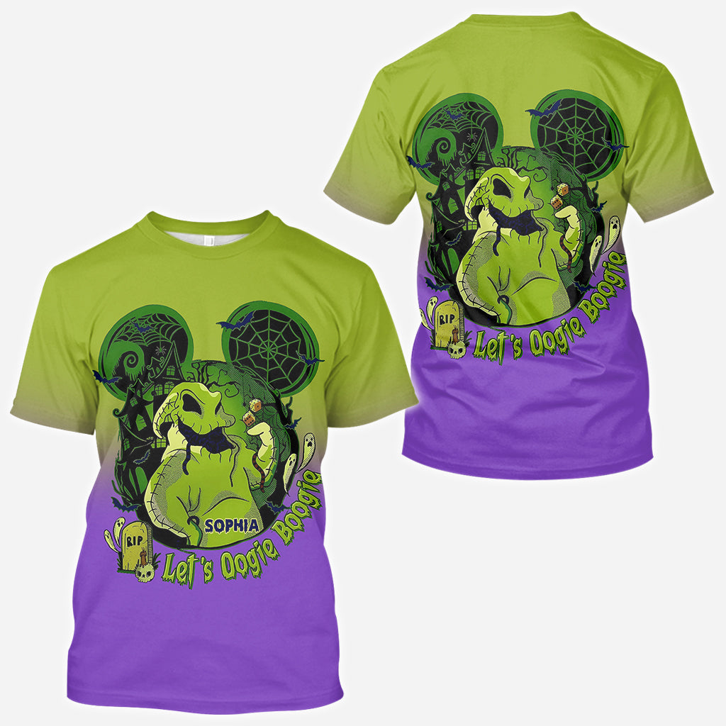 Personalized Oogie Boogie All Over Shirt Custom Name Gift