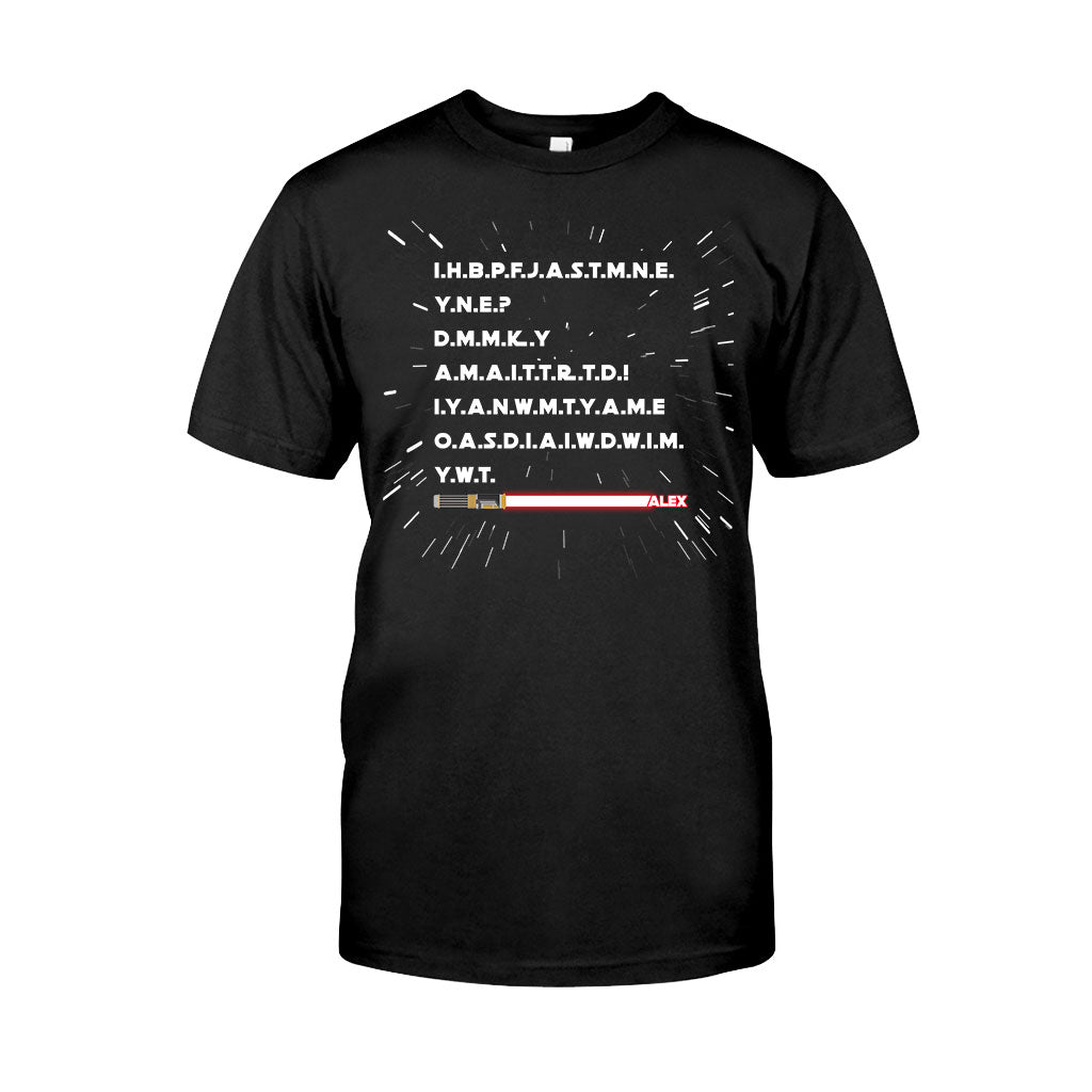Personalized Star Wars Force T-shirt Hoodie Gift for Fans