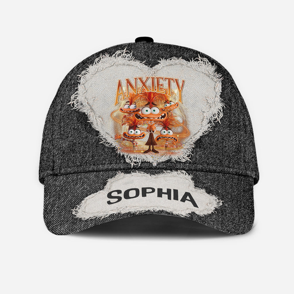 Personalized Anxiety Classic Cap Custom Name Gift