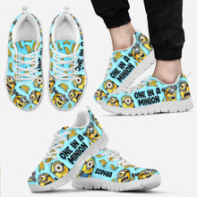 Load image into Gallery viewer, Personalized One In A Minion Sneakers Custom Name Gift
