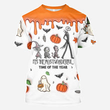 Load image into Gallery viewer, Personalized Nightmare Before Christmas All Over Shirt for Halloween
