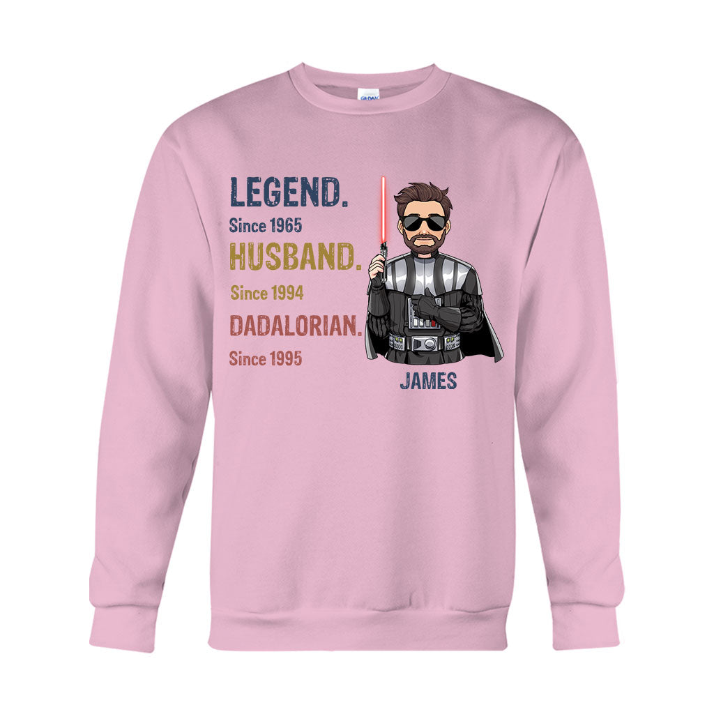 Personalized Star Wars T-shirt Hoodie Gift for Dad Legend Husband