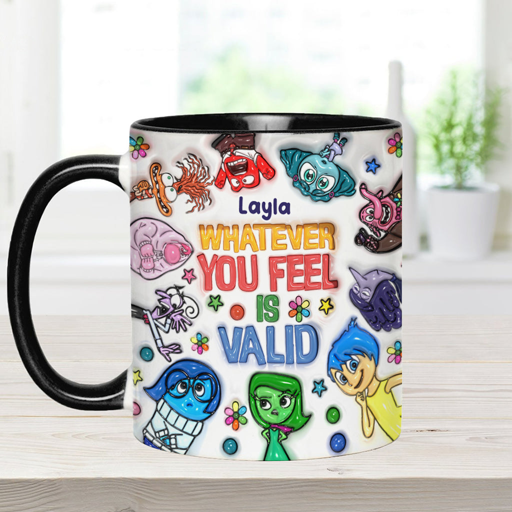 Personalized Accent Mug Whatever You Feel Valid Gift for Kids