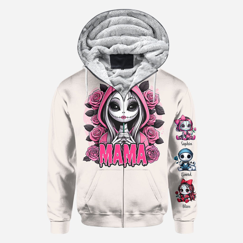 Personalized Mama of Nightmares All Over Shirt for Mom | Halloween Gift