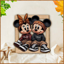 Load image into Gallery viewer, Personalized 2-Layered Wood Sign Custom Name Couples Gift
