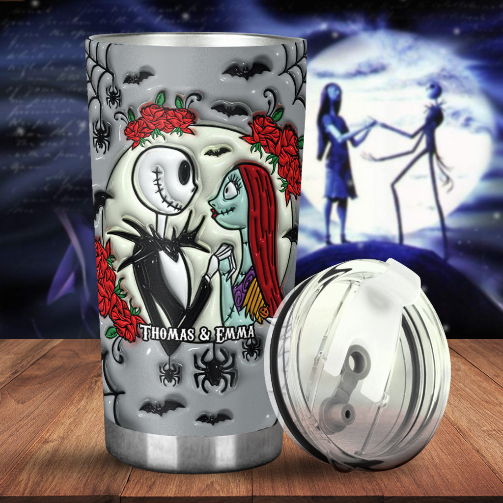 Personalized Nightmare Tumbler Custom Names Unique Gift