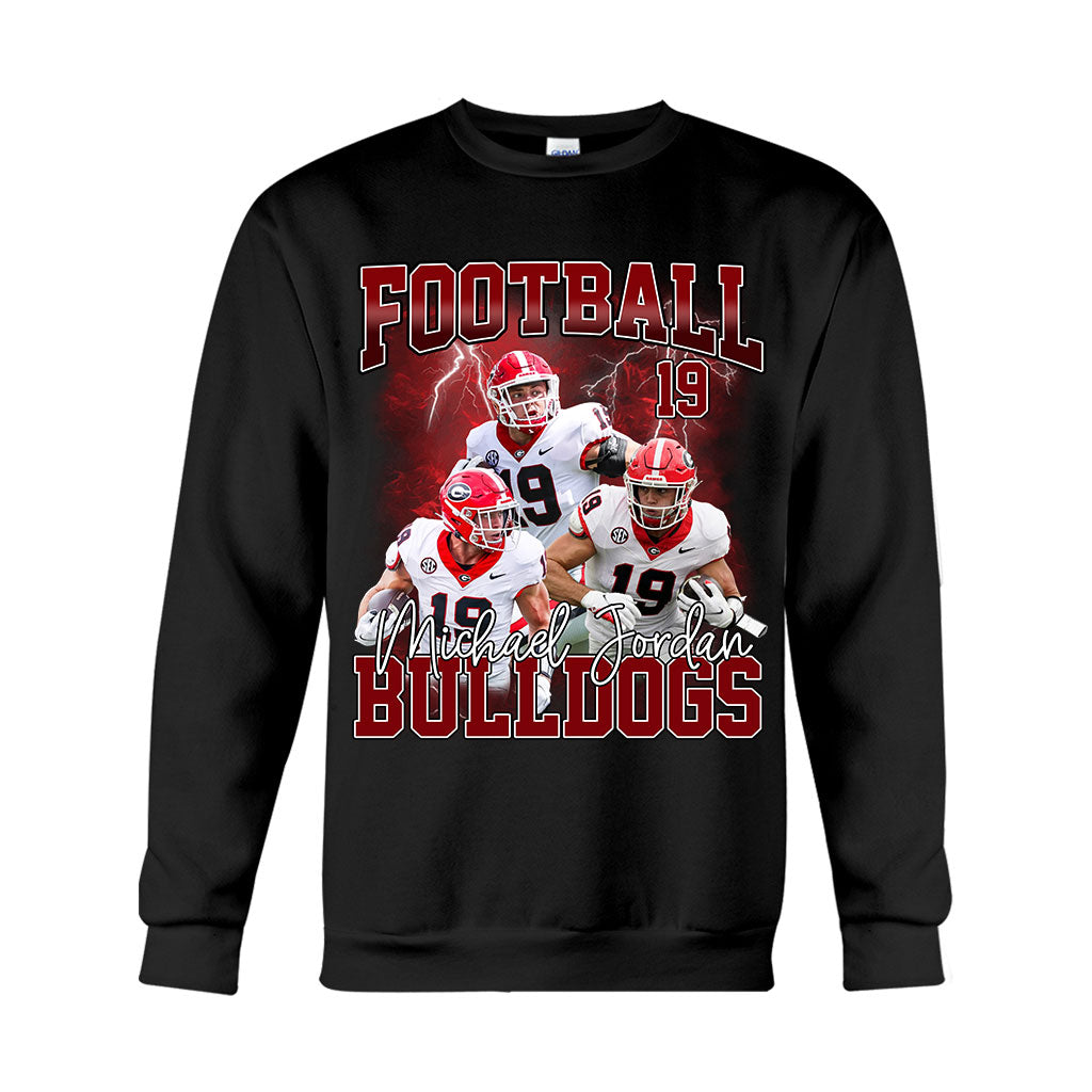 Personalized Football T-Shirt and Hoodie Custom Game Day Gift