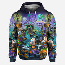 Load image into Gallery viewer, Personalized Halloween Mouse Hoodie and Leggings Set for Kids
