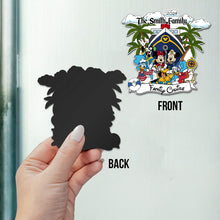 Load image into Gallery viewer, Personalized Family Cruise Magnet Custom Name Photo Keepsake
