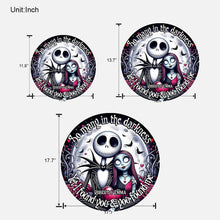 Load image into Gallery viewer, Personalized Nightmare Round Wood Sign Custom Couple Gift for Wedding Anniversary
