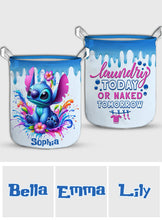 Load image into Gallery viewer, Personalized Laundry Basket Custom Name Fun Design Gift
