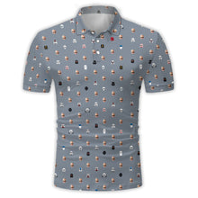 Load image into Gallery viewer, Personalized The Force Polo Shirt Custom Dad Gift
