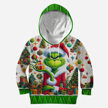 Load image into Gallery viewer, Personalized Grinchmas Hoodie and Leggings Set Custom Name Christmas Gift
