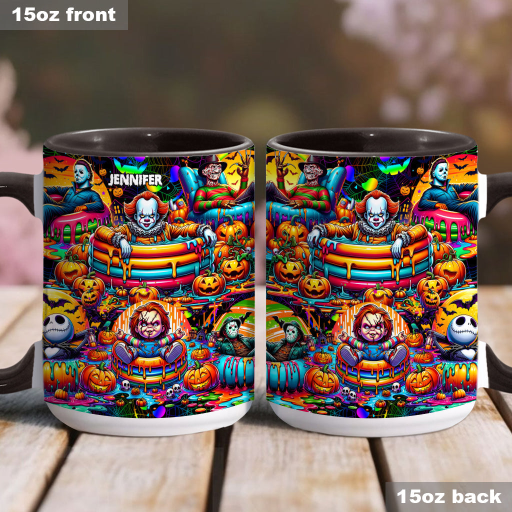 Personalized Halloween Accent Mug Custom Name Unique Gift