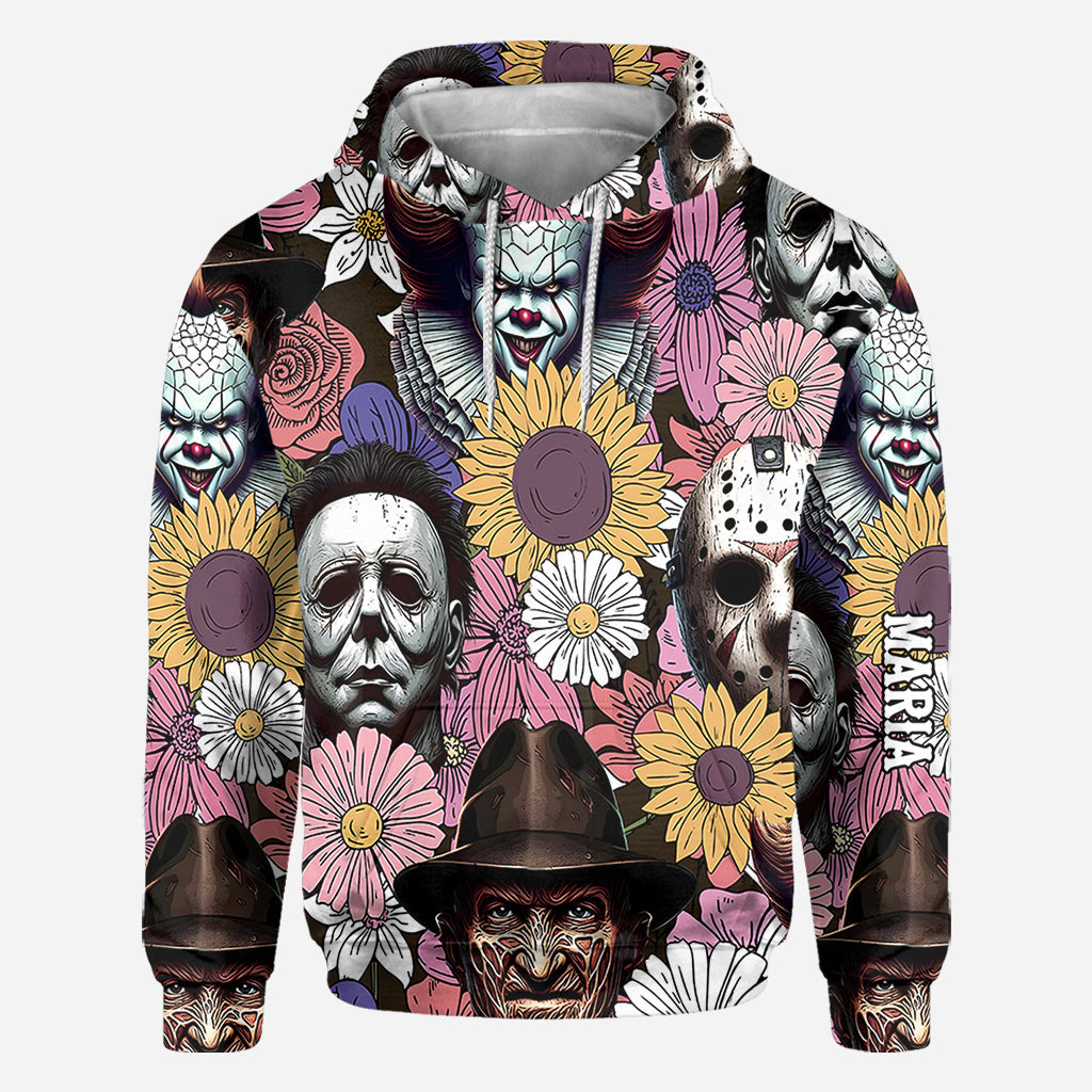 Personalized Horror Themed All Over Shirt Custom Design Gift