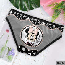 Load image into Gallery viewer, Personalized Lace Border Women Briefs Custom Name Gift
