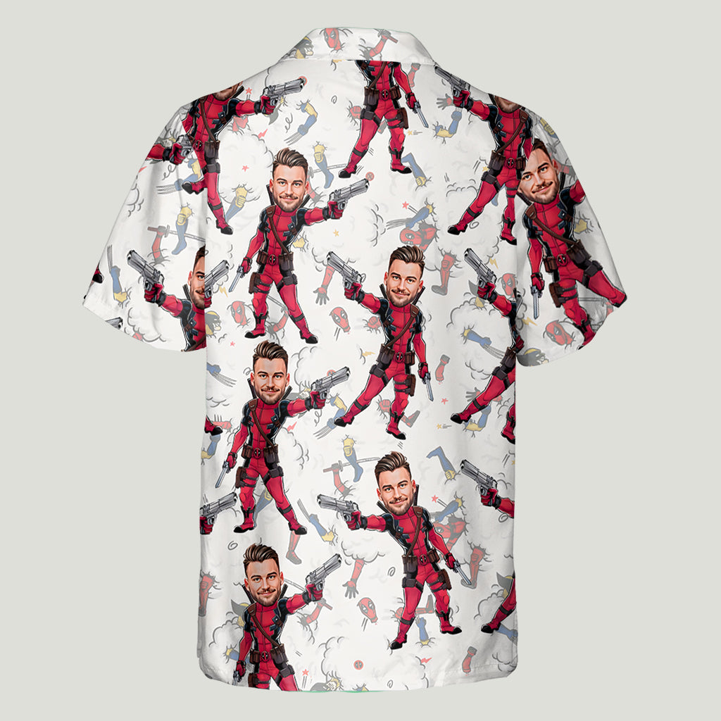 Personalized Cartoon Hawaiian Shirt Custom Name Gift for Him