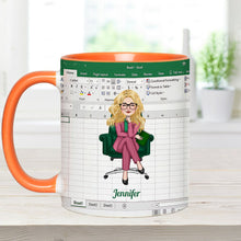 Load image into Gallery viewer, Personalized Accent Mug Custom Colleague Gift with Name
