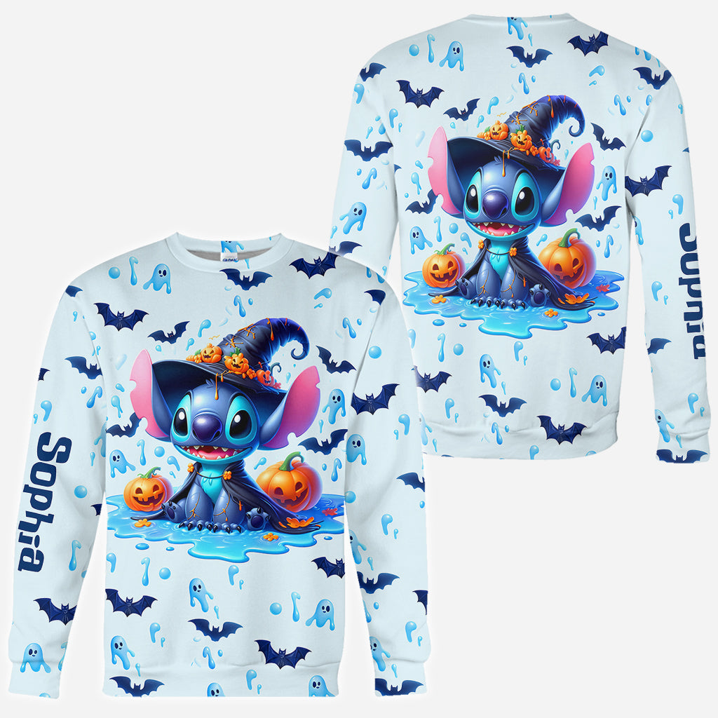 Personalized Halloween Ohana All Over Shirt Gift for Family