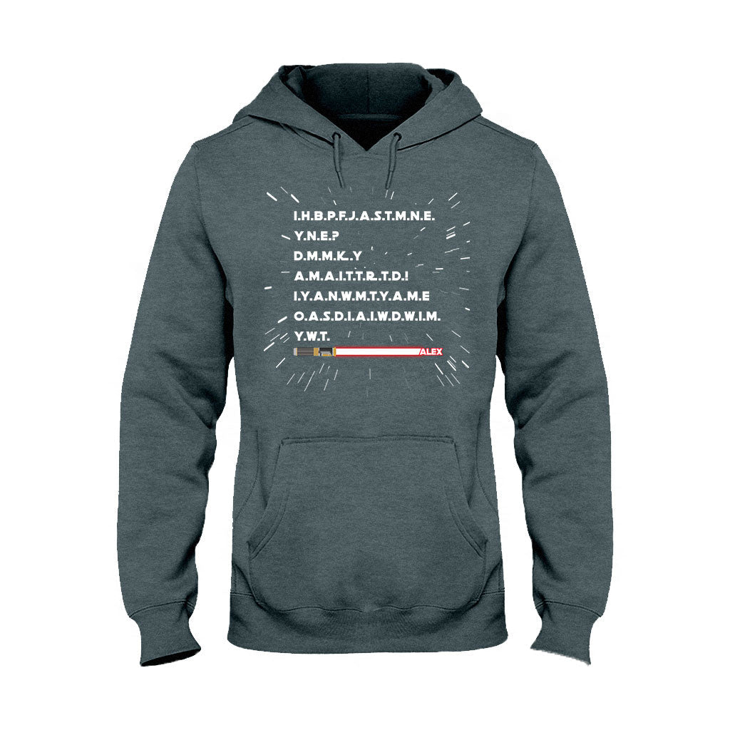 Personalized Star Wars Force T-shirt Hoodie Gift for Fans