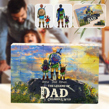 Load image into Gallery viewer, Personalized Building Brick Block Best Dad Ever Gift Idea
