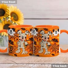 Load image into Gallery viewer, Personalized Halloween Accent Mug for Kids Custom Names
