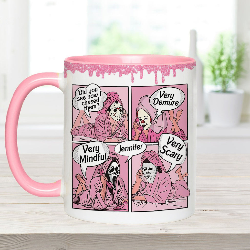 Personalized Spooky Accent Mug Custom Name Unique Gift