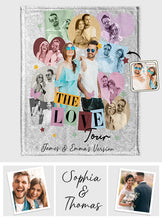 Load image into Gallery viewer, Personalized Photo Couple Blanket Unique Gift for Anniversary
