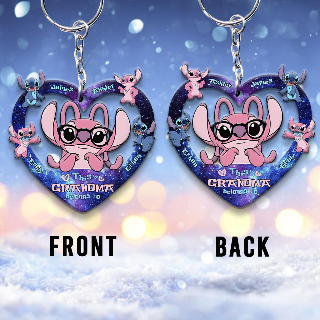 Customizable Ohana Keychain for Grandma - Family Gift