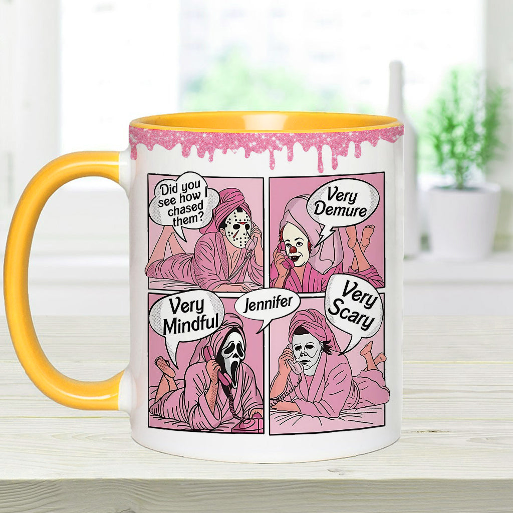 Personalized Spooky Accent Mug Custom Name Unique Gift